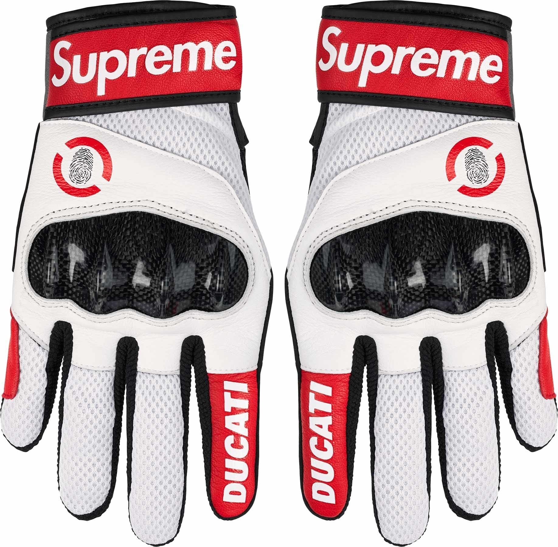 Supreme®/Ducati®/Spidi C1 Leather Gloves